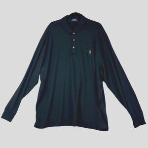 Ralph Lauren Polo Black Long-Sleeved Shirt